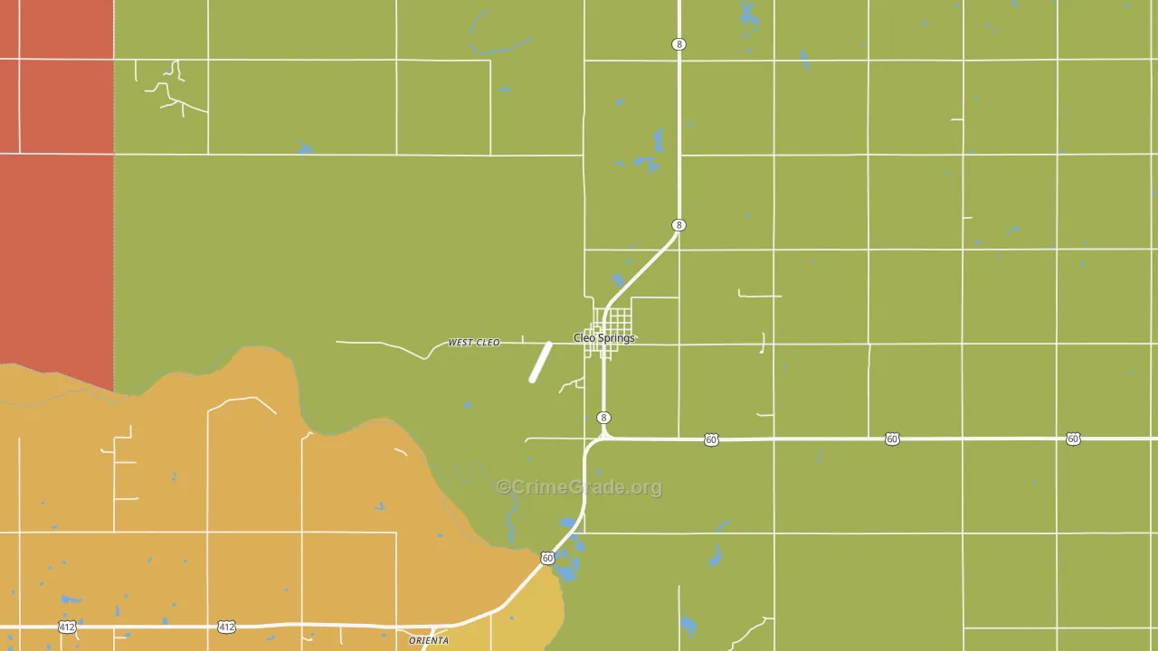 73729, OK Map of Theft Rates
