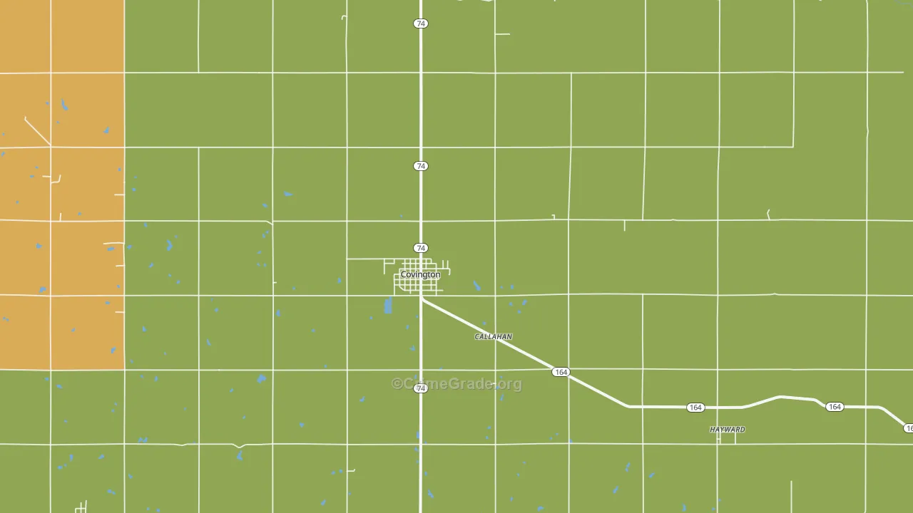 73730, OK Map of Theft Rates
