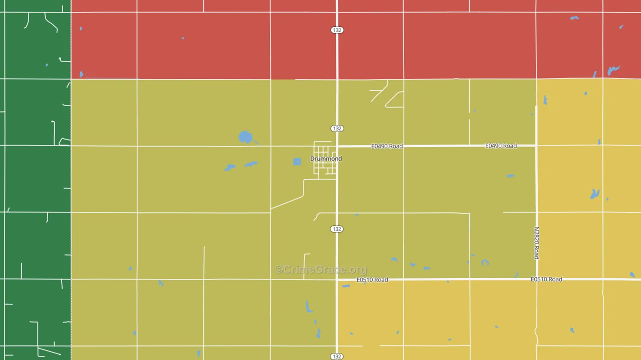 73735, OK Map of Theft Rates