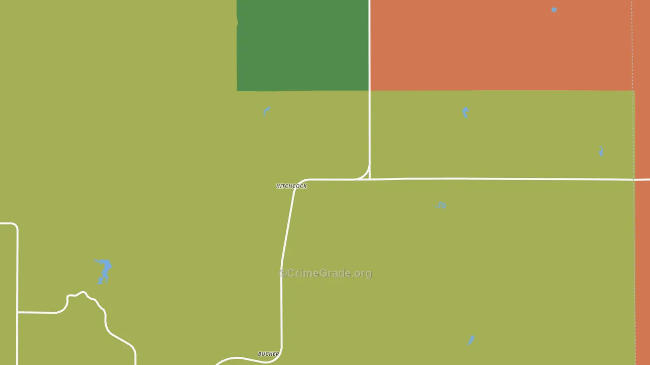 73744, OK Map of Theft Rates