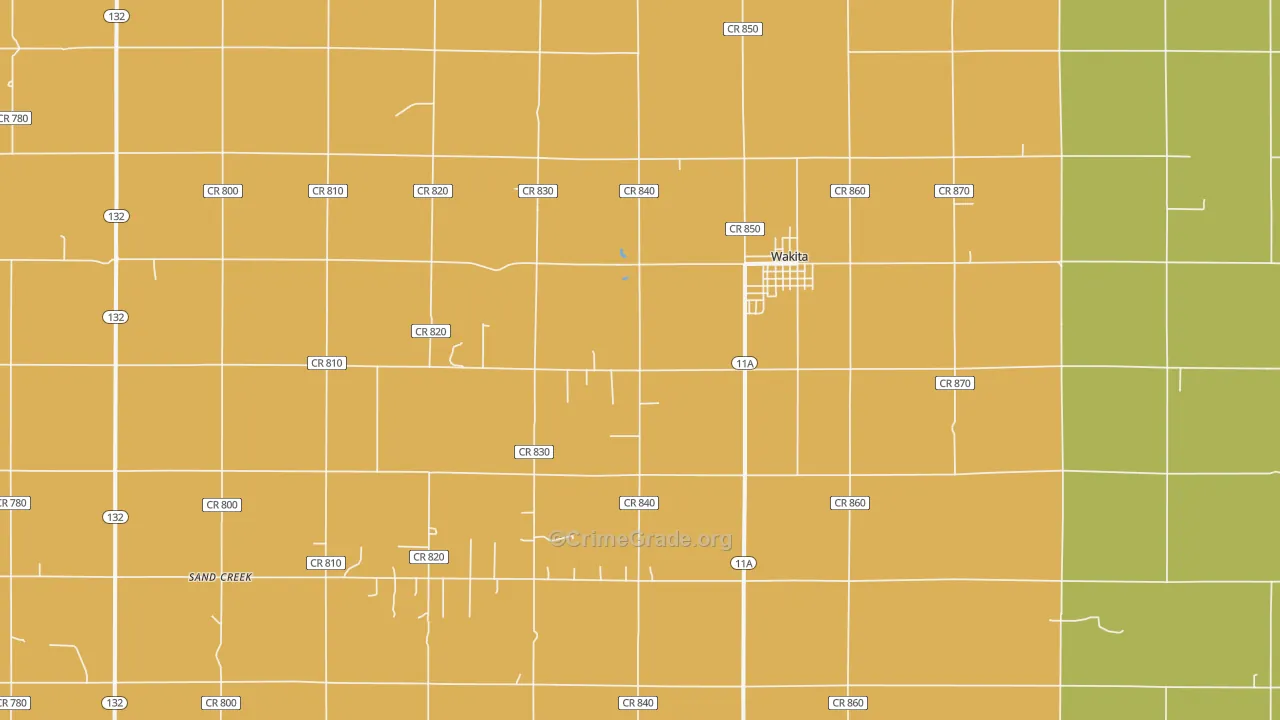 73771, OK Map of Theft Rates