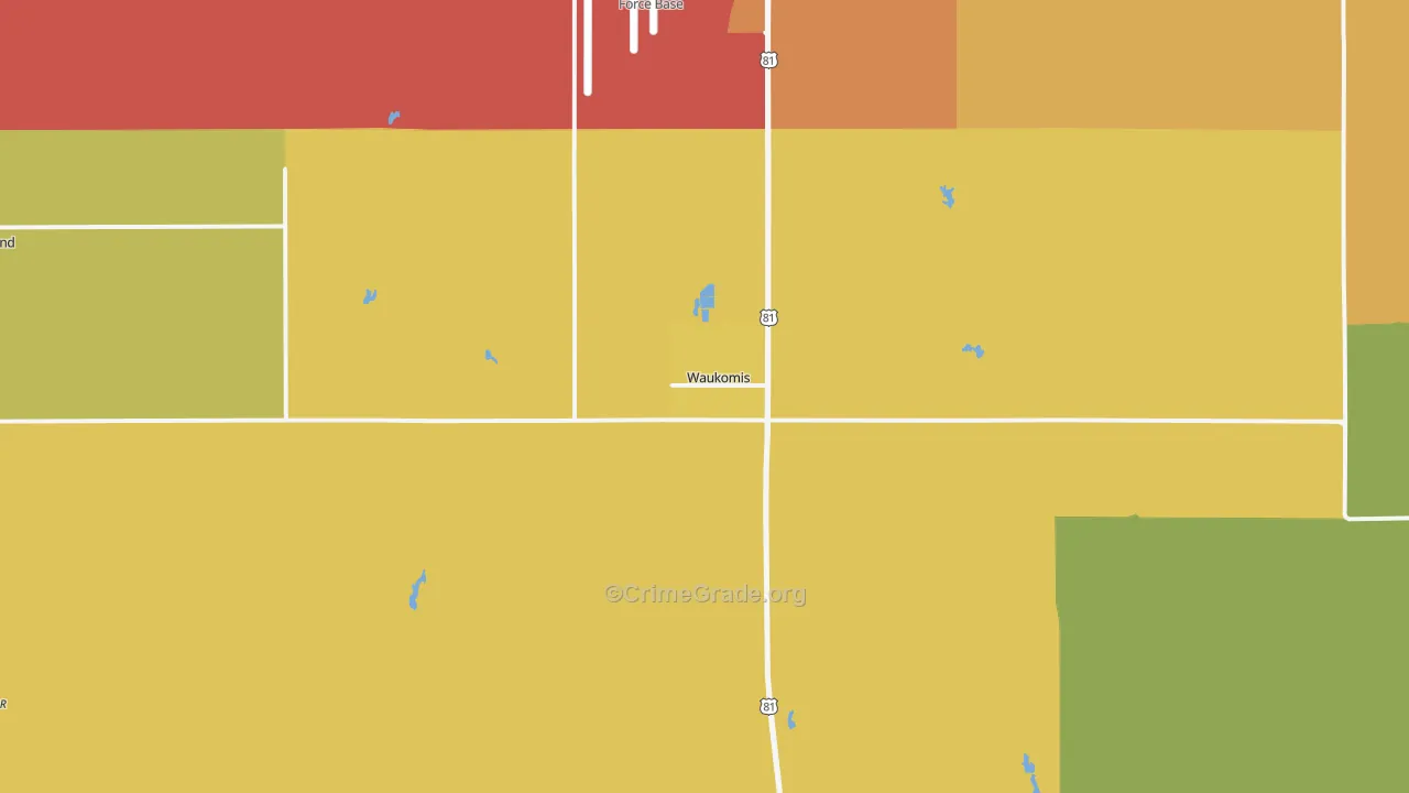73773, OK Map of Theft Rates