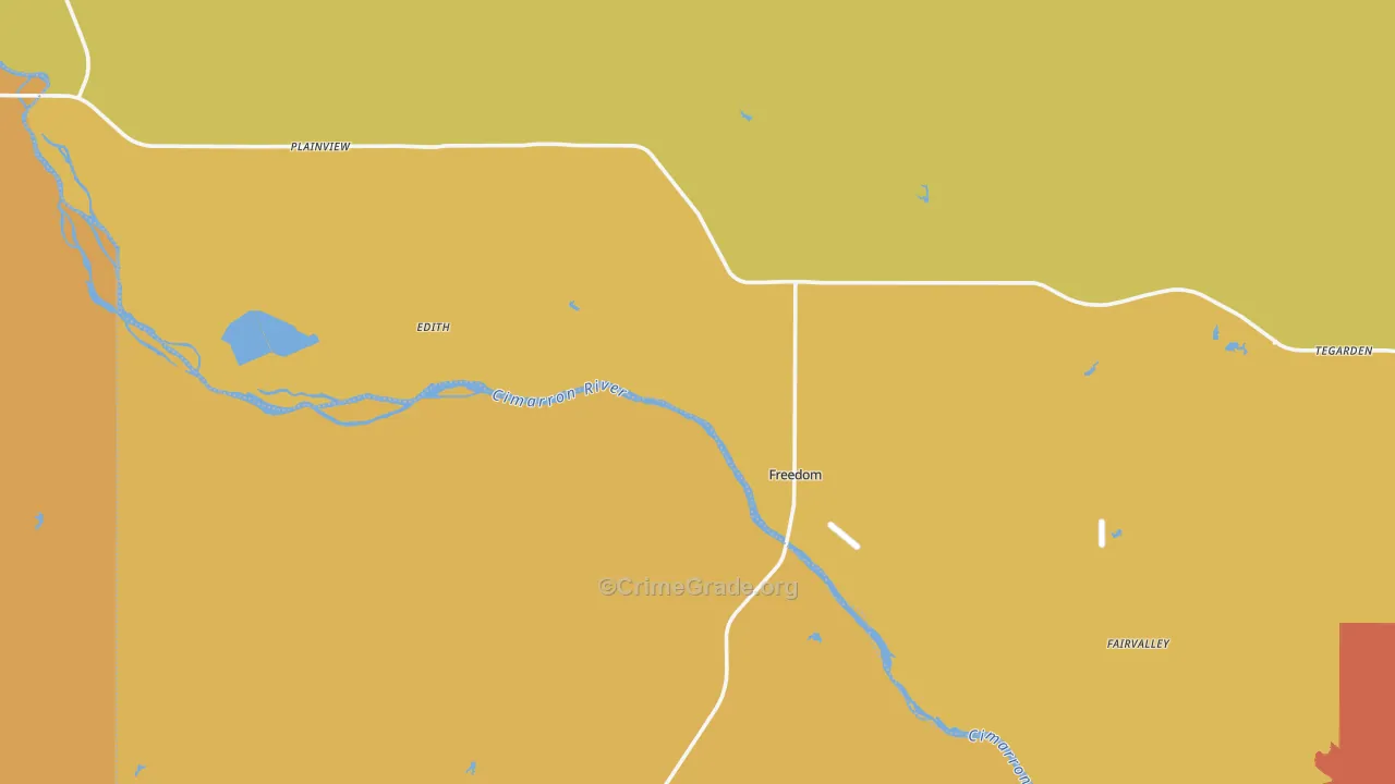 73842, OK Map of Theft Rates