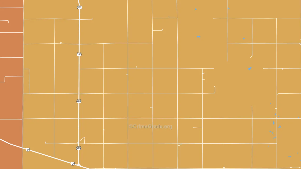 73855, OK Map of Theft Rates