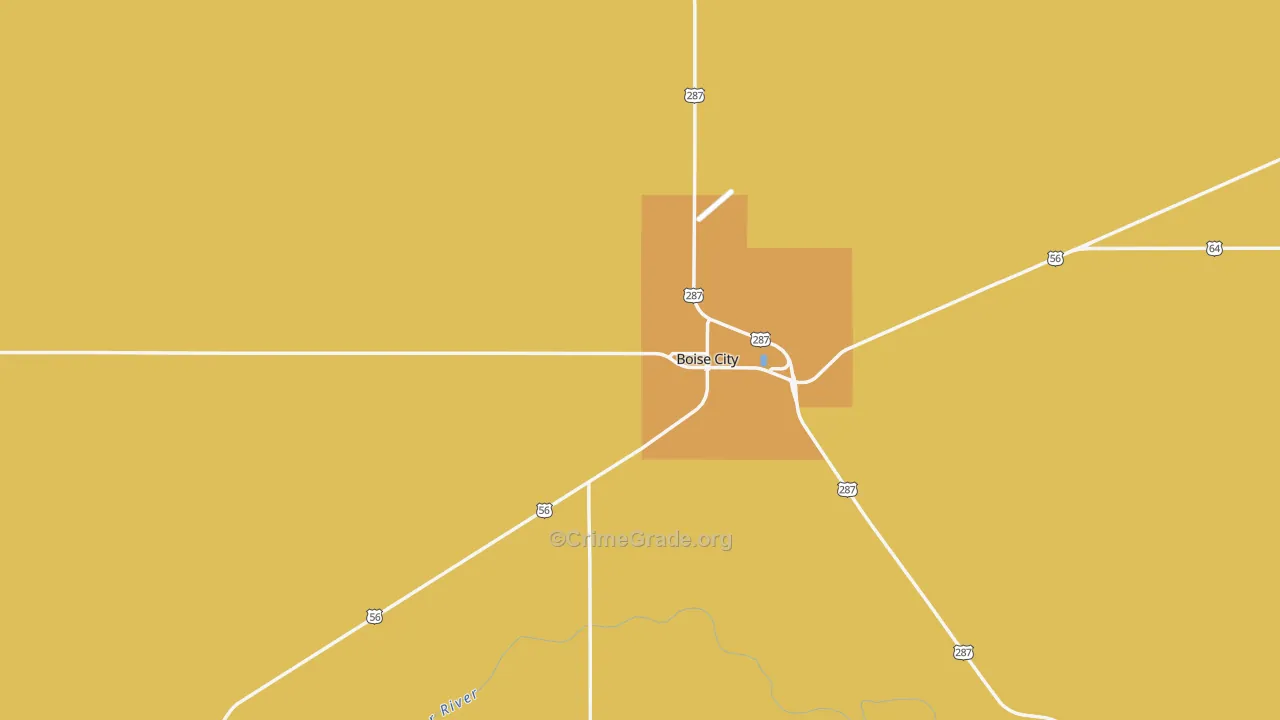73933, OK Map of Theft Rates