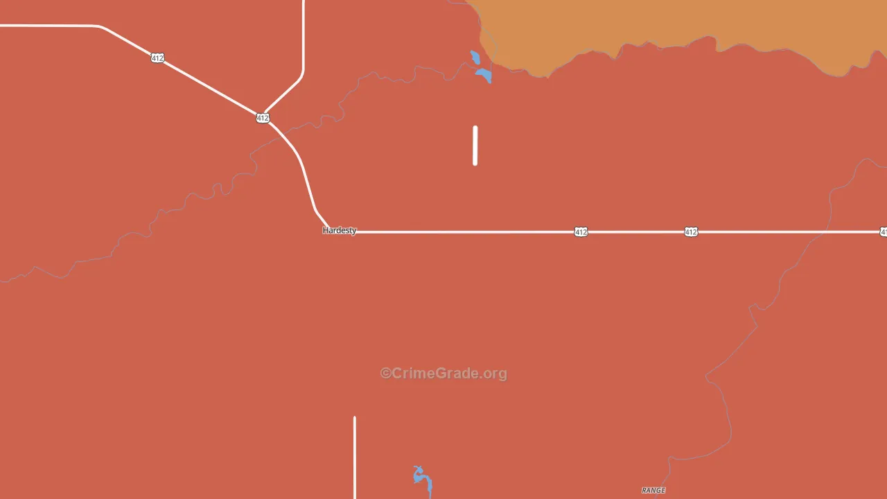 73944, OK Map of Theft Rates