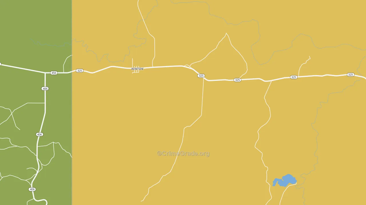 73946, OK Map of Theft Rates