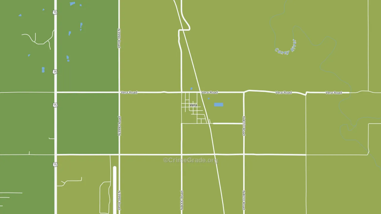 74082, OK Map of Theft Rates