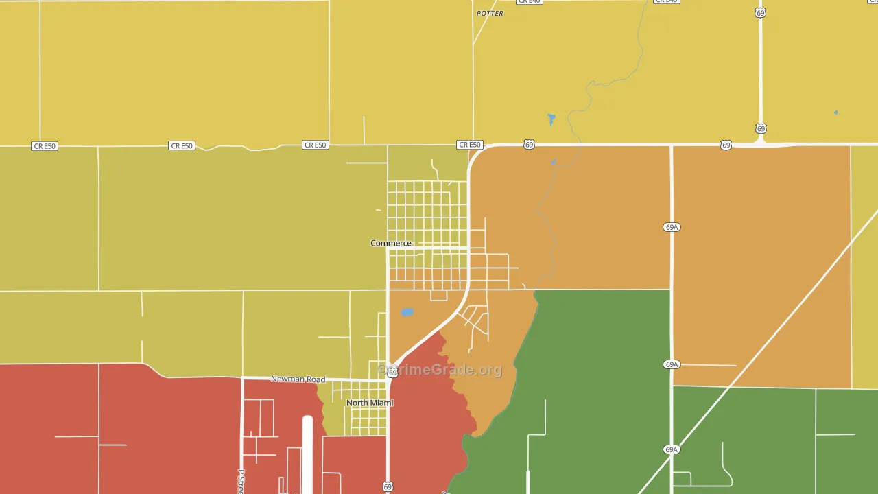 74339, OK Map of Theft Rates