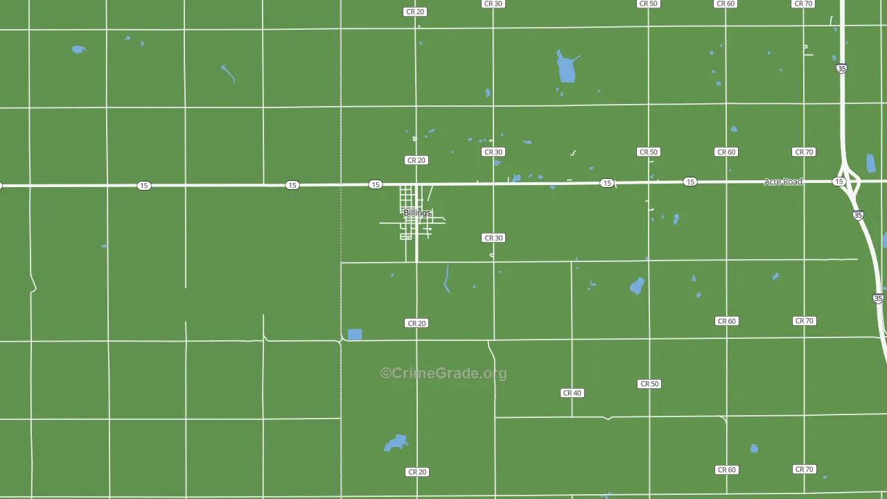 74630, OK Map of Theft Rates