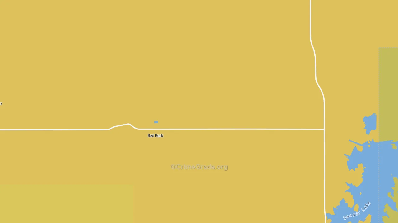 74651, OK Map of Theft Rates