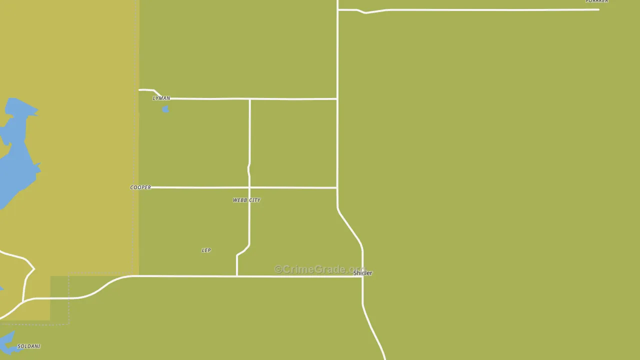 74652, OK Map of Theft Rates