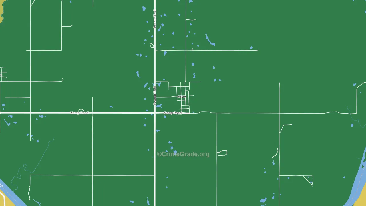 74747, OK Map of Theft Rates