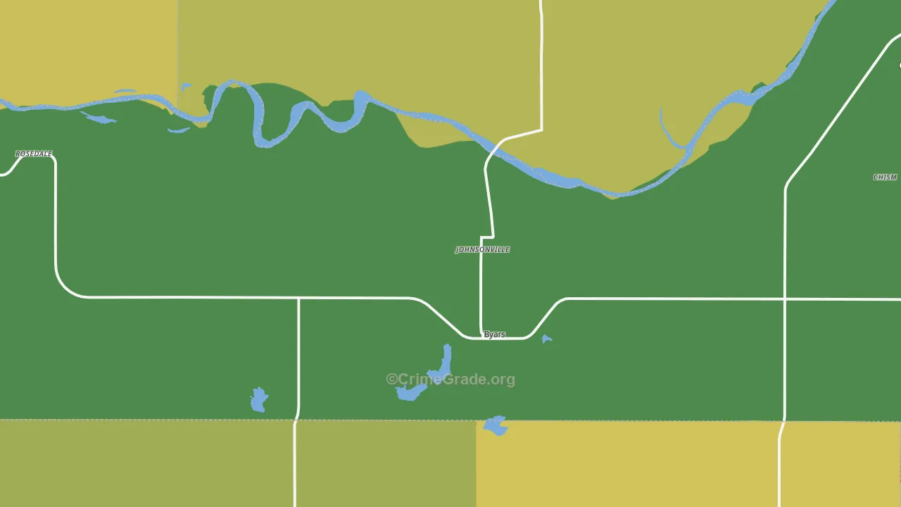 74831, OK Map of Theft Rates