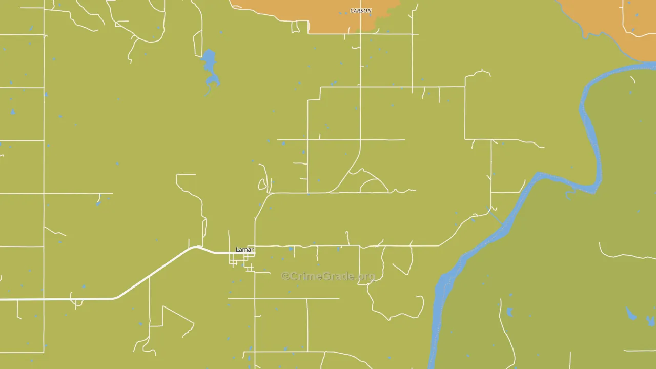 74850, OK Map of Theft Rates