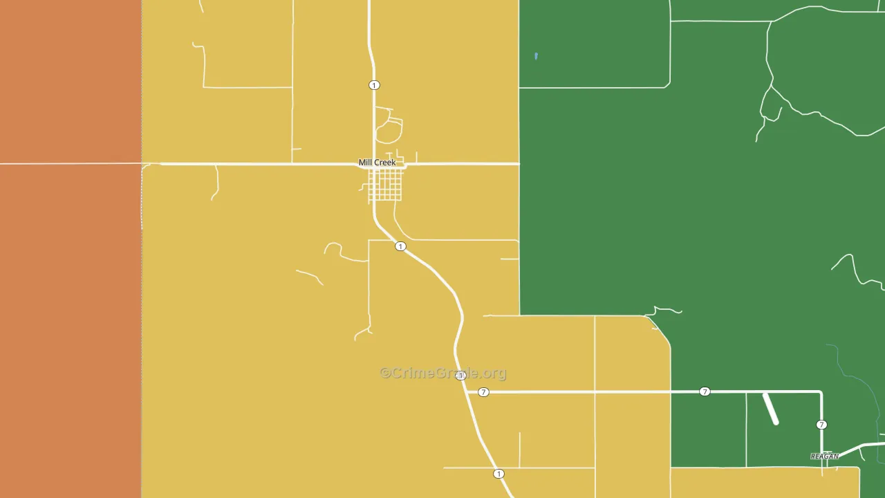74856, OK Map of Theft Rates