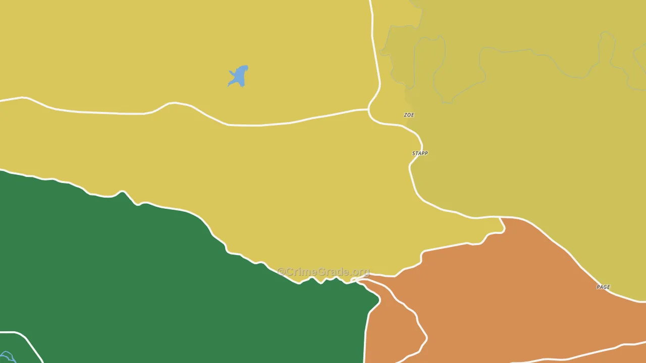 74939, OK Map of Theft Rates