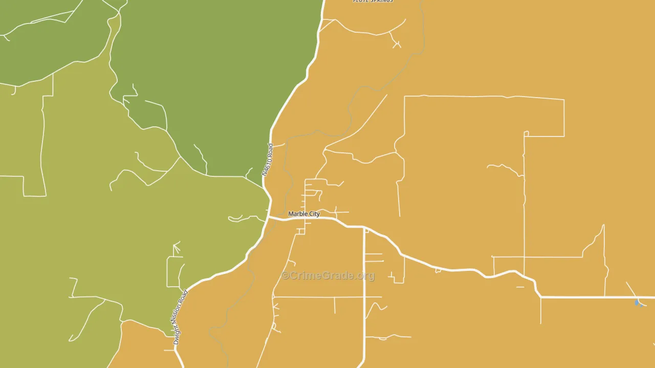 74945, OK Map of Theft Rates