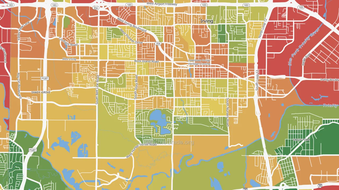 75060, TX Map of Theft Rates