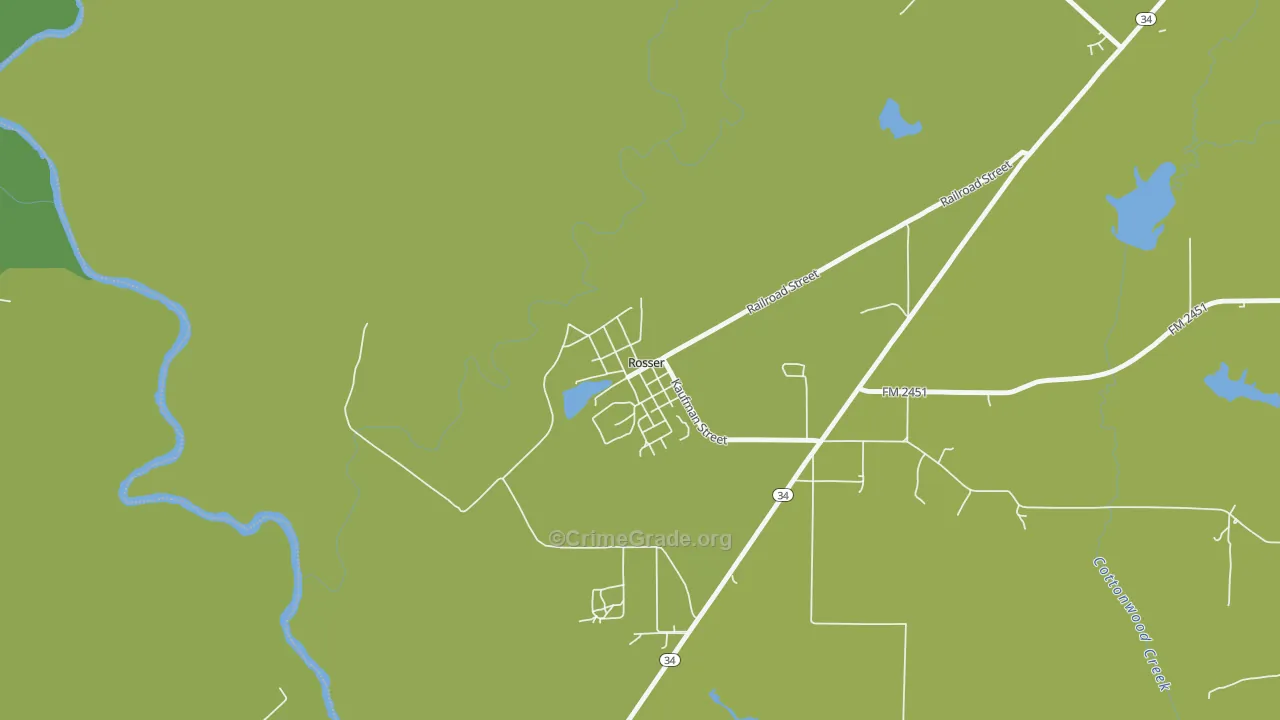 75157, TX Map of Theft Rates