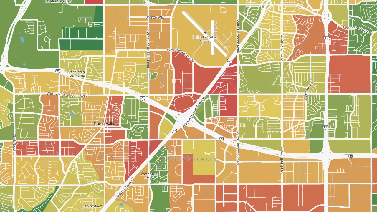 75237, TX Map of Theft Rates