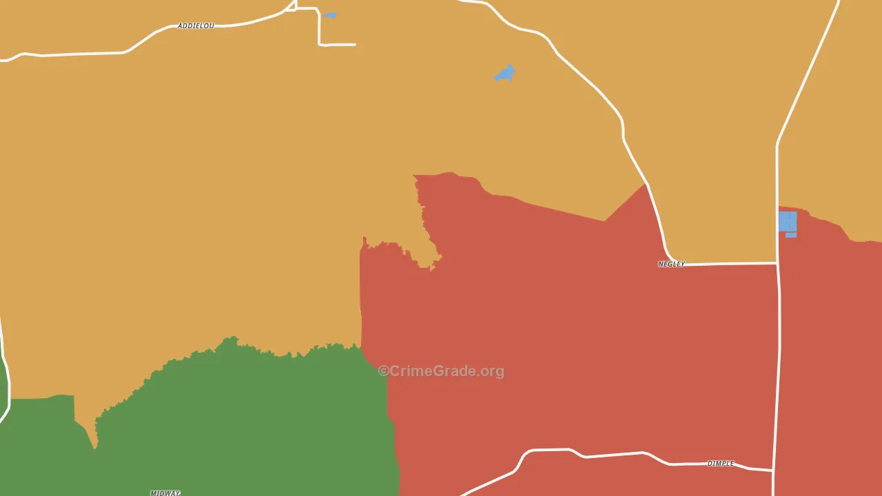 75412, TX Map of Theft Rates