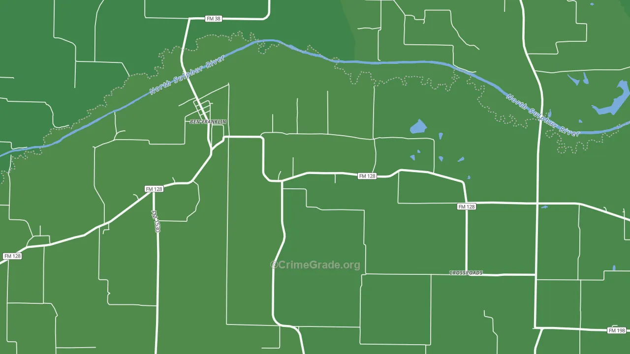 75415, TX Map of Theft Rates