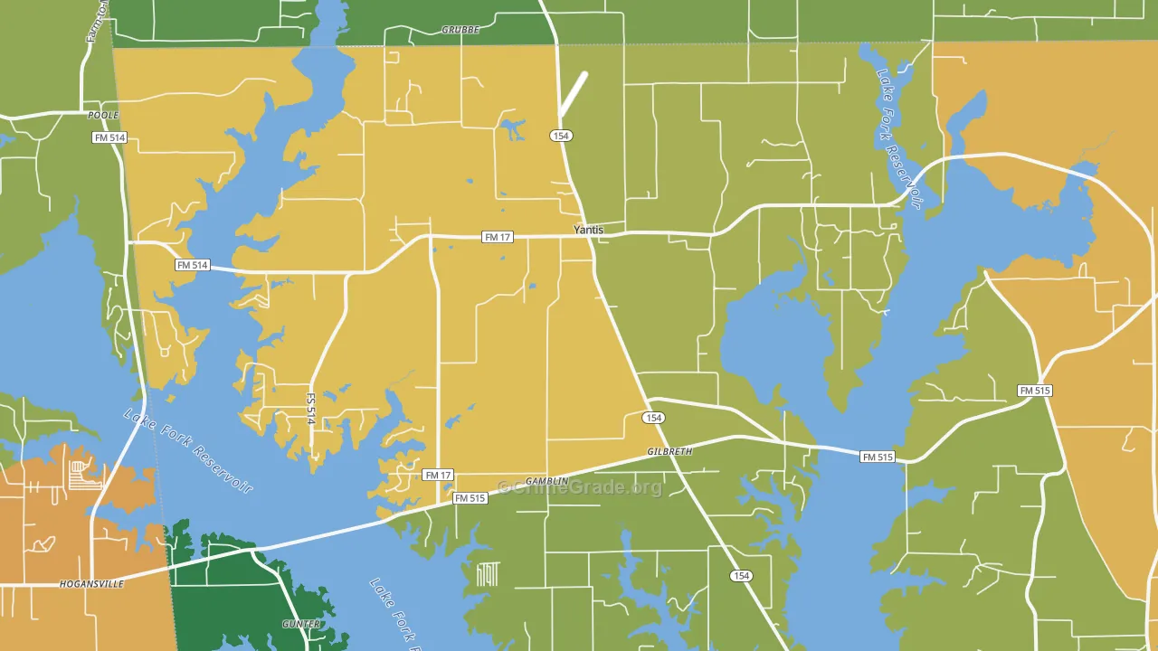 75497, TX Map of Theft Rates