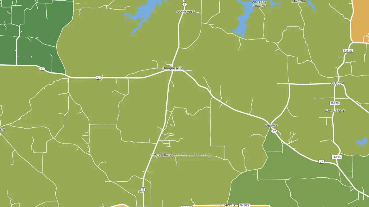 75560, TX Map of Theft Rates