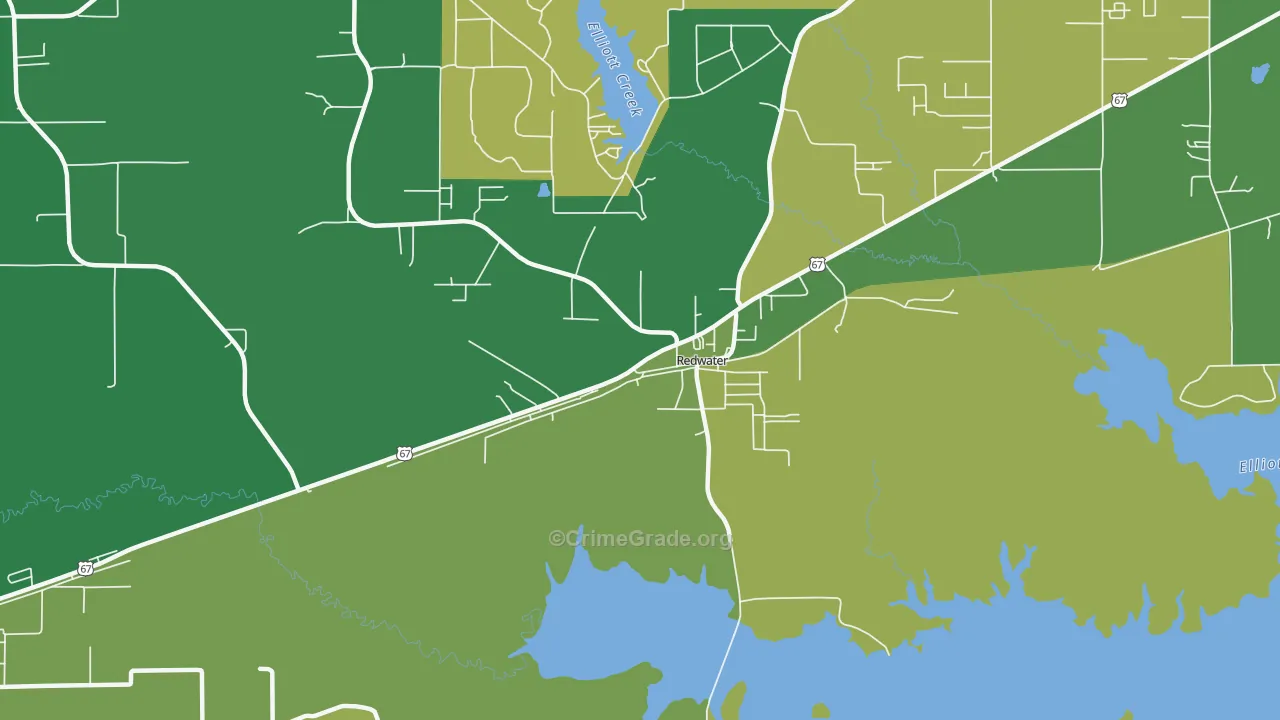 75573, TX Map of Theft Rates