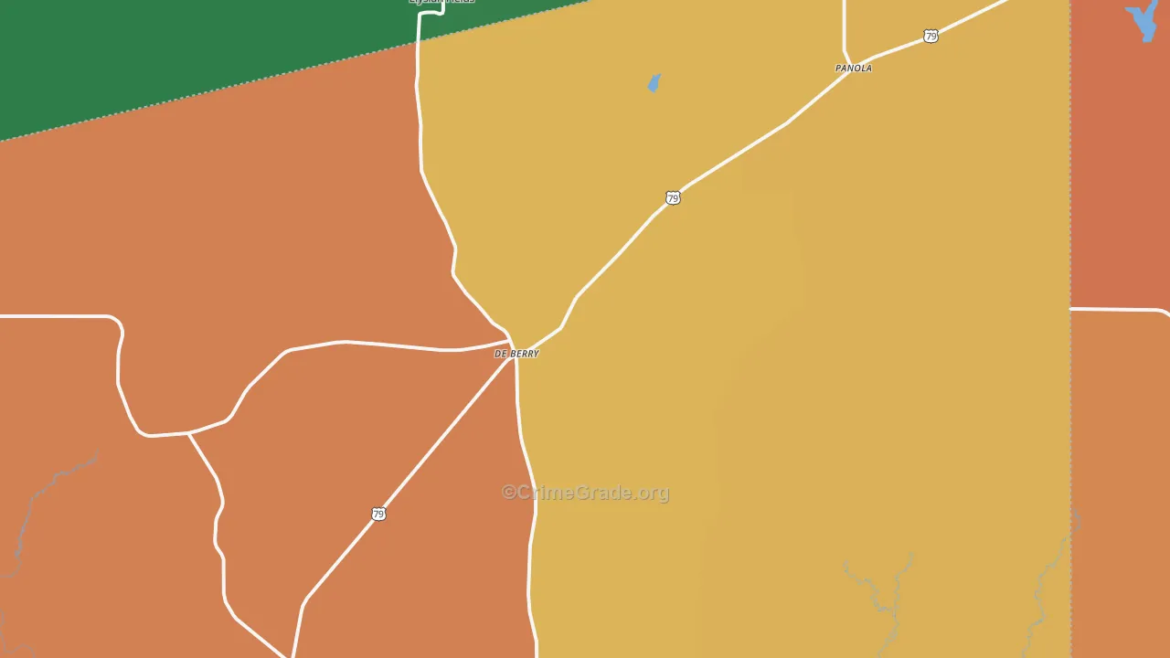 75639, TX Map of Theft Rates