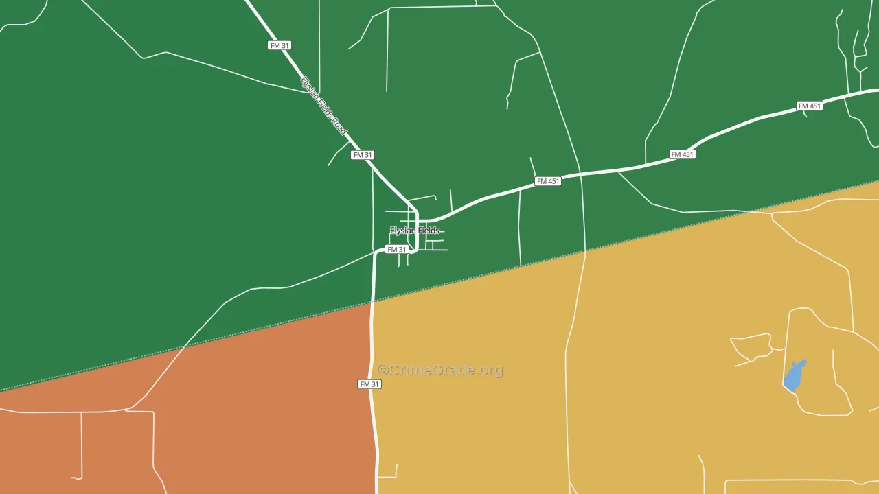 75642, TX Map of Theft Rates