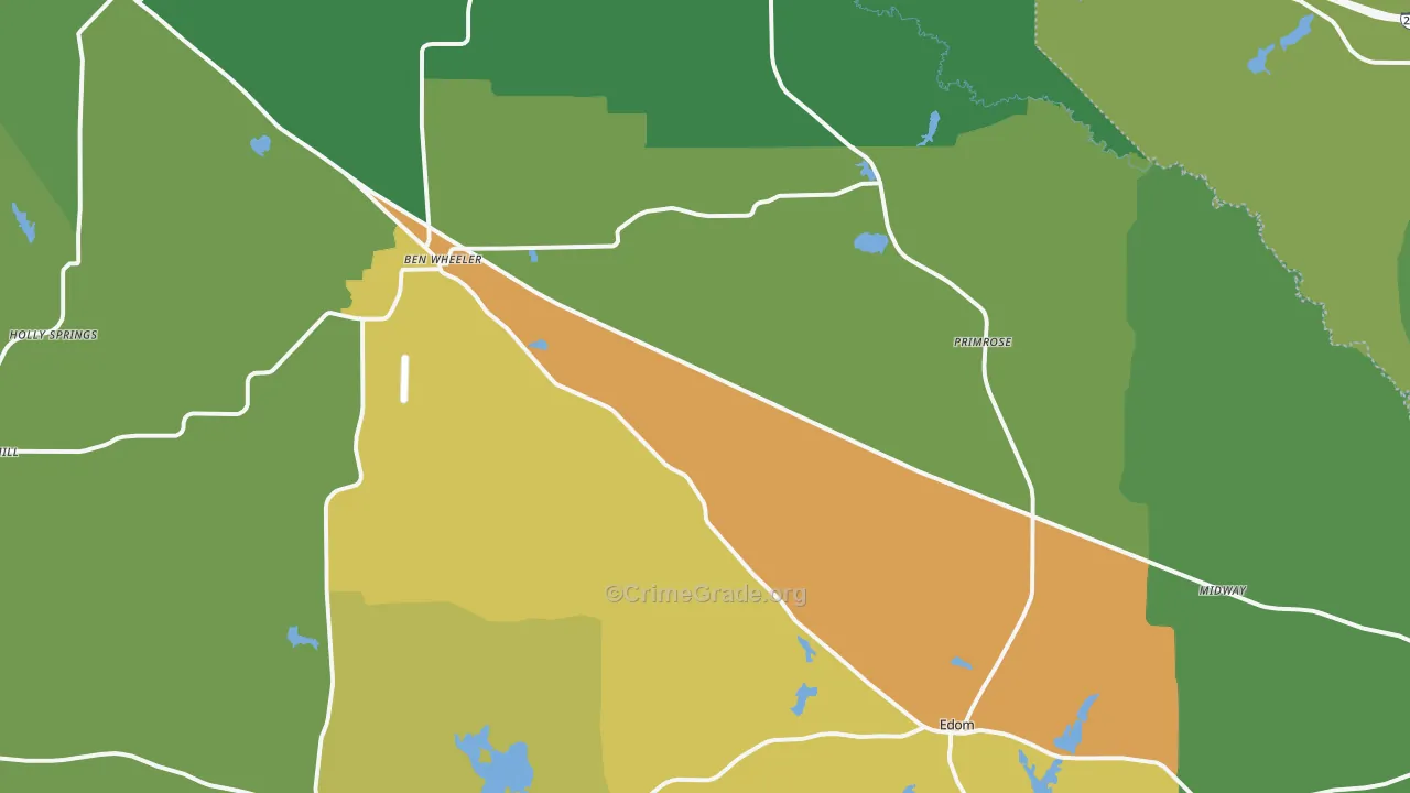 75754, TX Map of Theft Rates