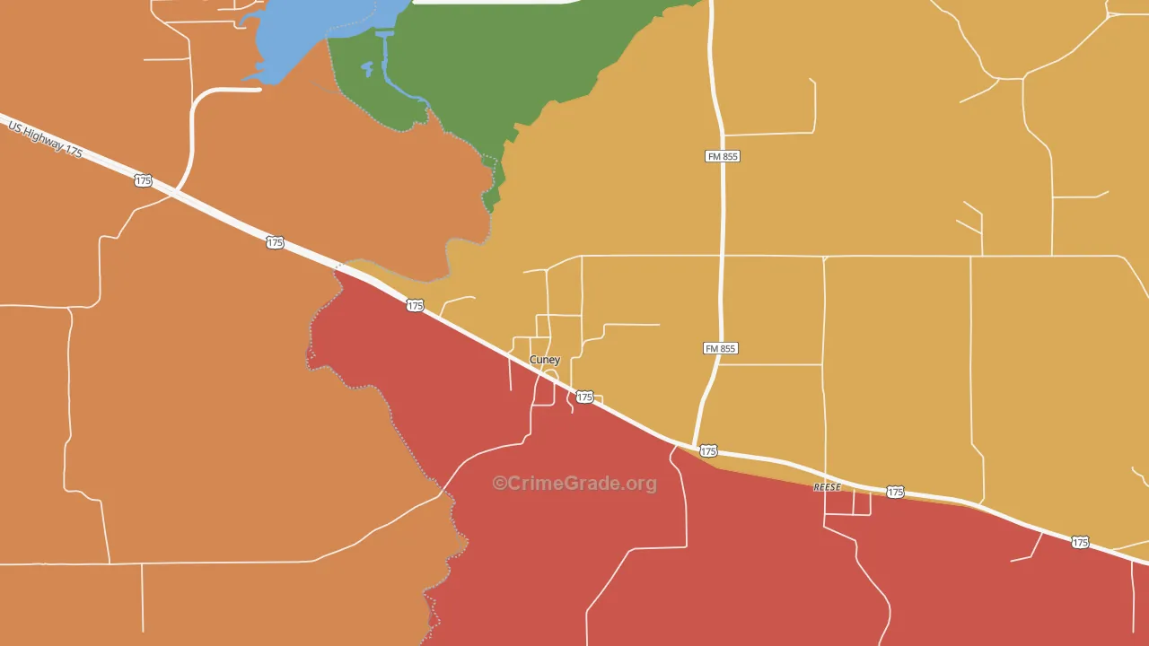 75759, TX Map of Theft Rates