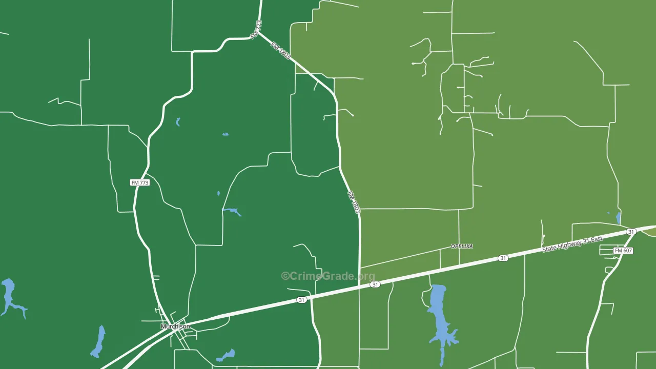 75778, TX Map of Theft Rates