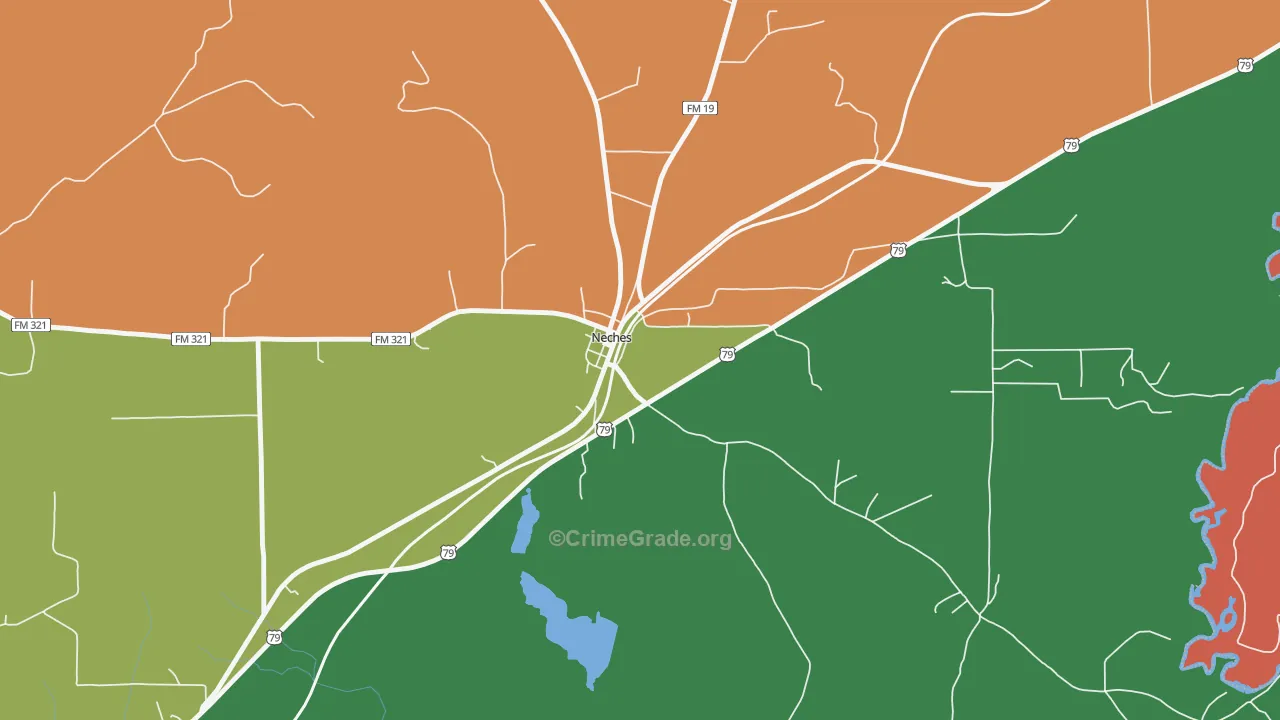 75779, TX Map of Theft Rates