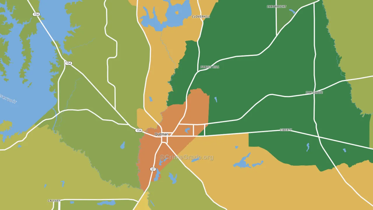 75783, TX Map of Theft Rates
