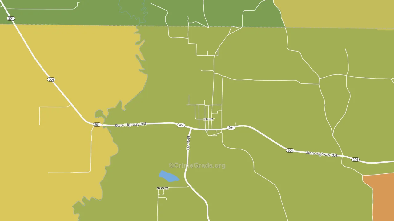 75788, TX Map of Theft Rates