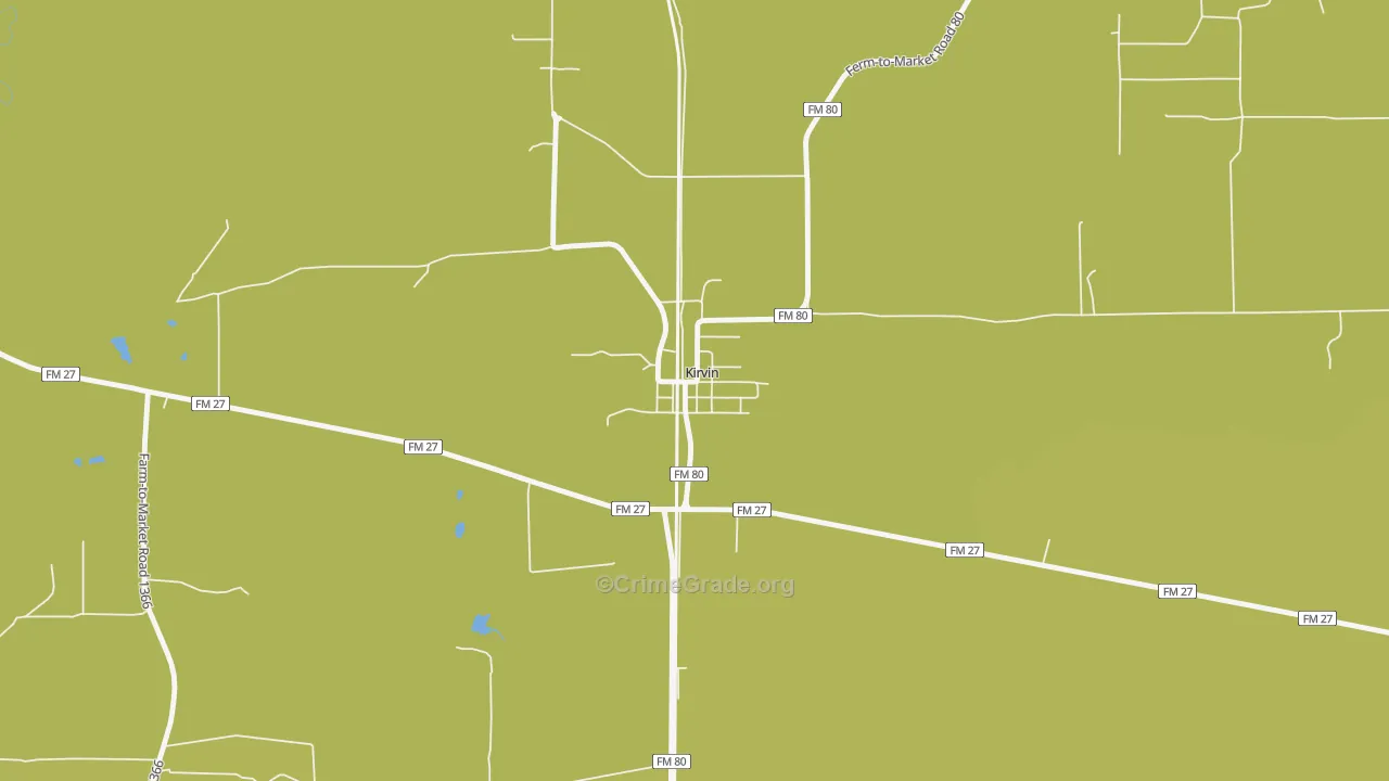 75848, TX Map of Theft Rates