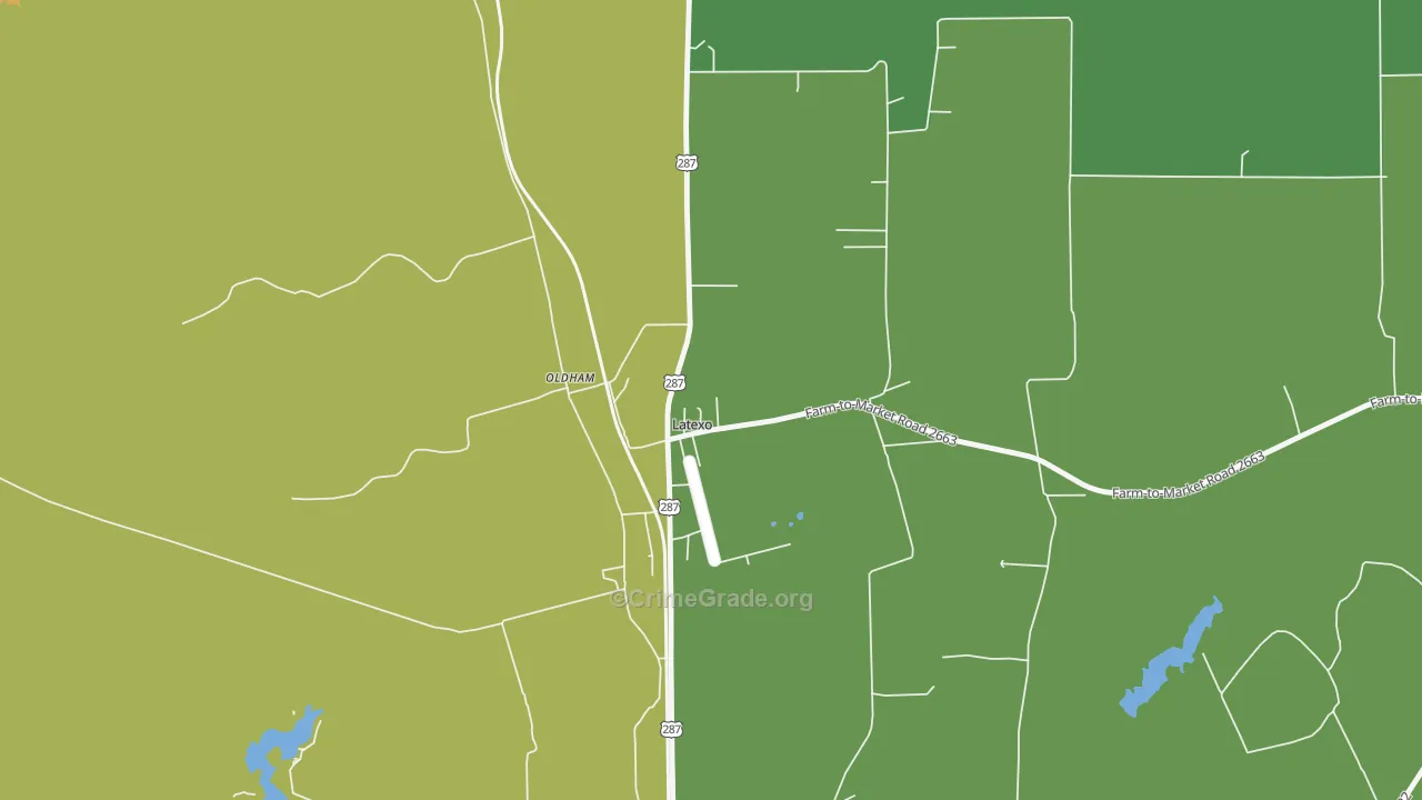 75849, TX Map of Theft Rates