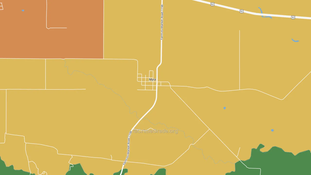 76253, TX Map of Theft Rates