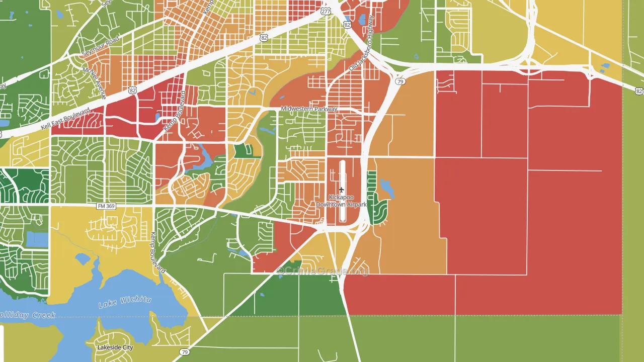 76302, TX Map of Theft Rates