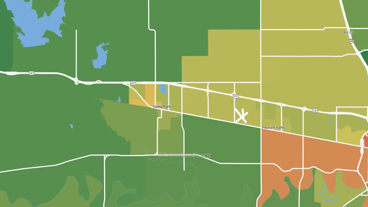 76367, TX Map of Theft Rates