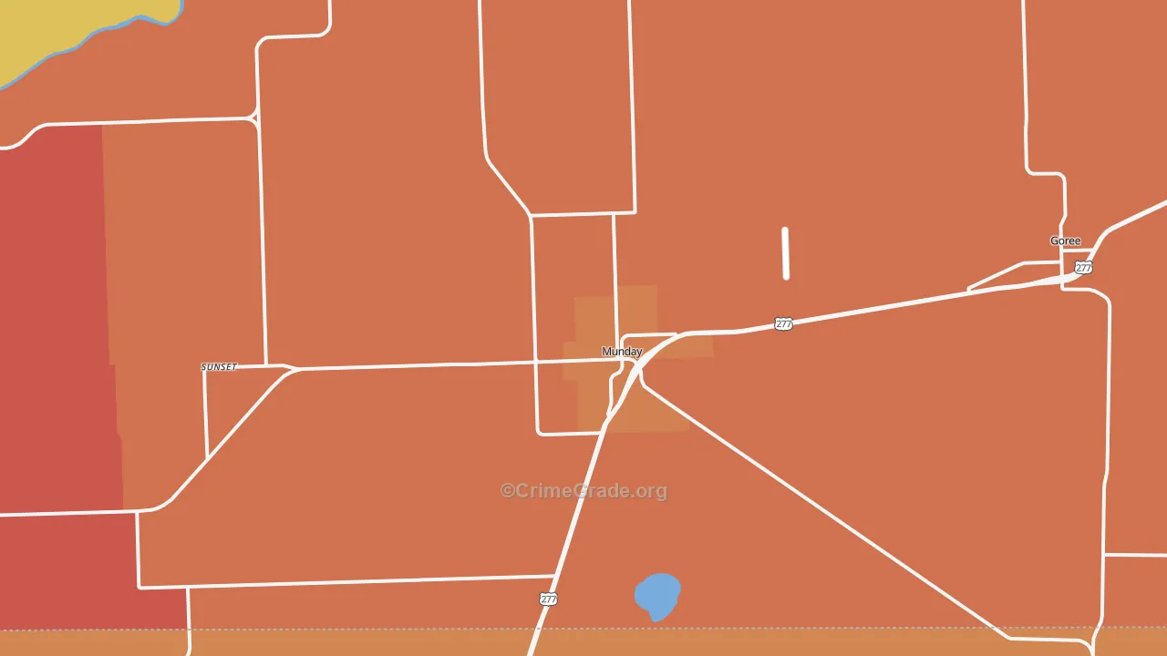 76371, TX Map of Theft Rates