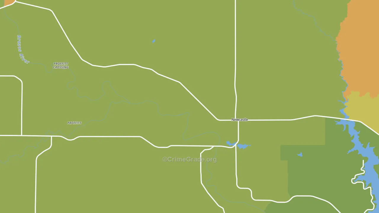 76372, TX Map of Theft Rates