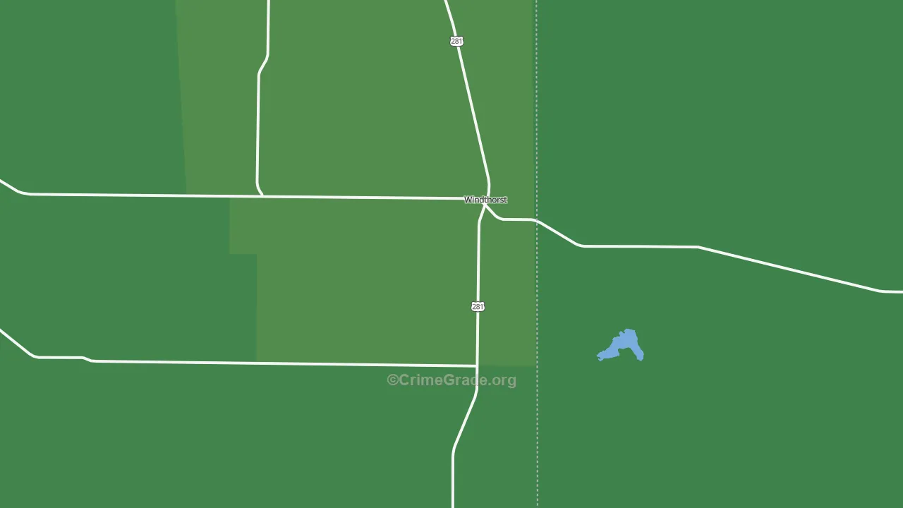 76389, TX Map of Theft Rates