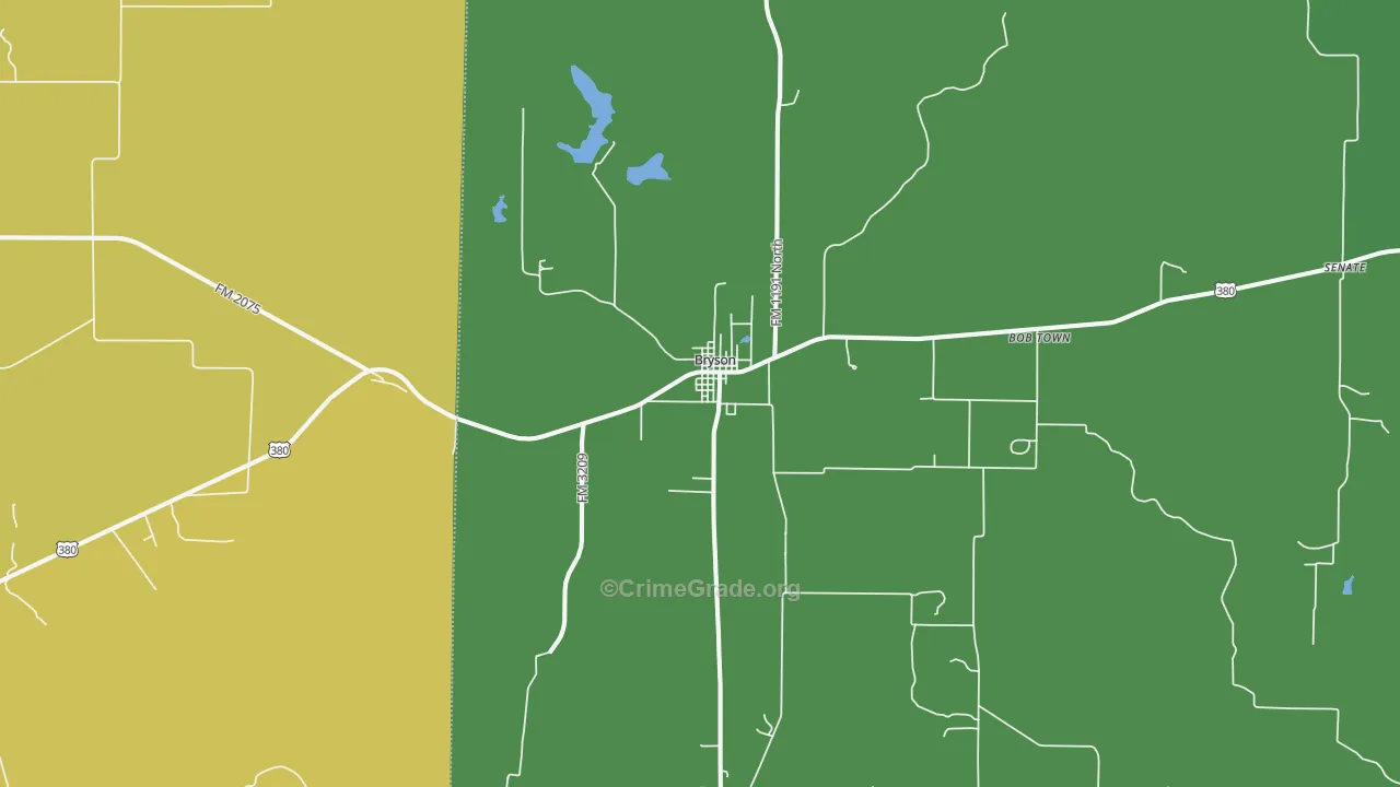 76427, TX Map of Theft Rates