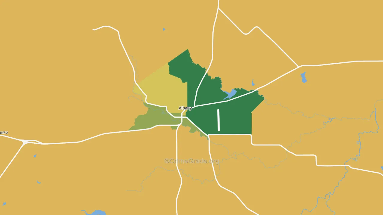 76430, TX Map of Theft Rates
