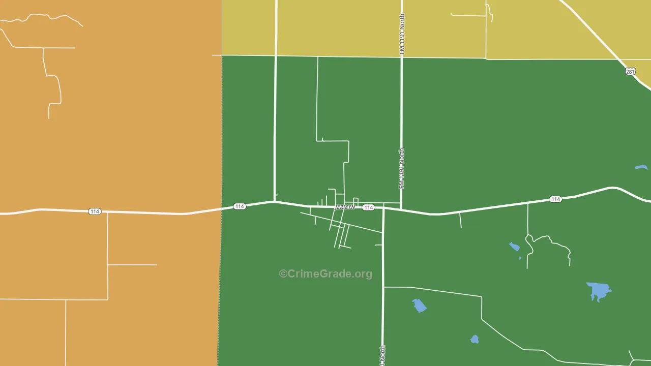 76459, TX Map of Theft Rates