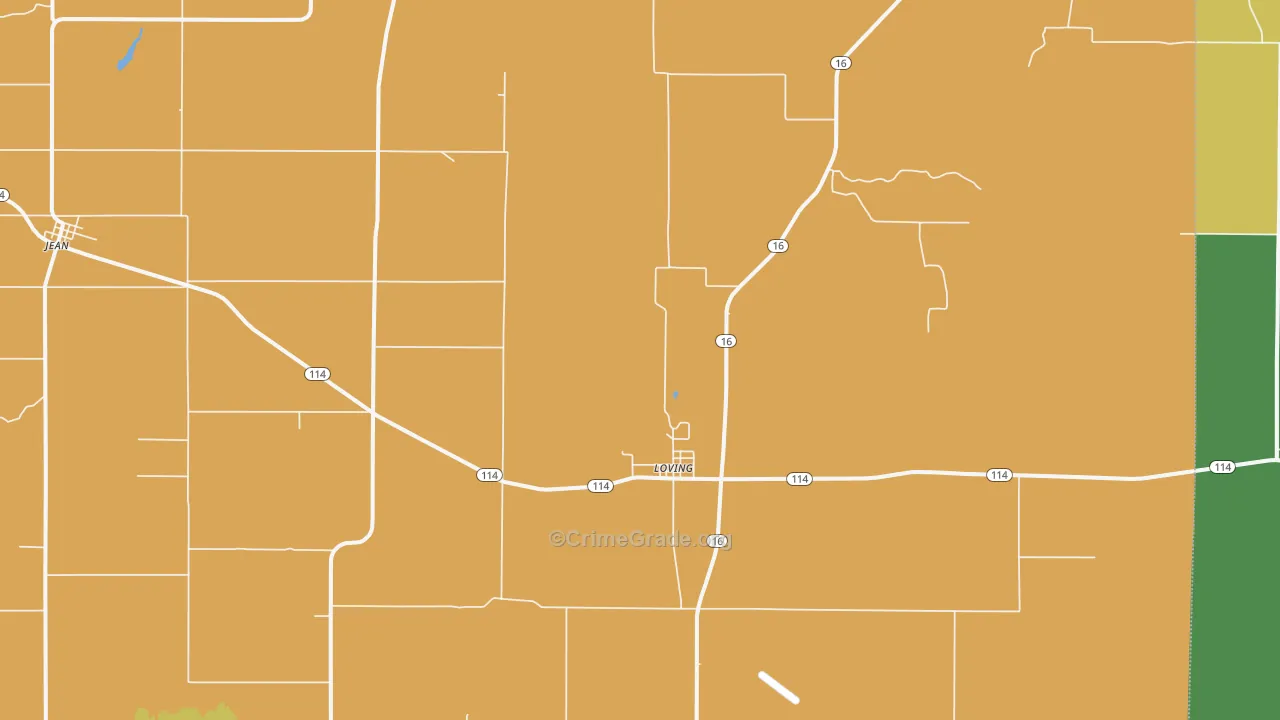 76460, TX Map of Theft Rates